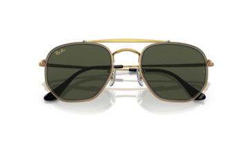 Image of Ray-Ban RB3648M The Marshal II Sunglasses, Legend Gold Frame, Green Lens, 52, RB3648M-923931-52