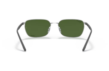Image of Ray-Ban RB3684CH Sunglasses, Polarized Dark Green Lenses, Silver, 58, RB3684CH-003-P1-58