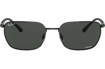 Image of Ray-Ban RB3684CH Sunglasses, Polarized Dark Grey Lenses, Black, 58, RB3684CH-002-K8-58