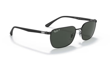 Image of Ray-Ban RB3684CH Sunglasses, Polarized Dark Grey Lenses, Black, 58, RB3684CH-002-K8-58