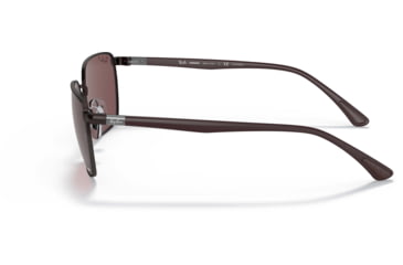 Image of Ray-Ban RB3684CH Sunglasses, Polarized dark violet Lenses, Brown, 58, RB3684CH-014-AF-58