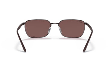 Image of Ray-Ban RB3684CH Sunglasses, Polarized dark violet Lenses, Brown, 58, RB3684CH-014-AF-58