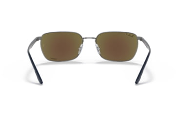 Image of Ray-Ban RB3684CH Sunglasses, Polarized Grey Mirror Blue Lenses, Gunmetal, 58, RB3684CH-004-4L-58