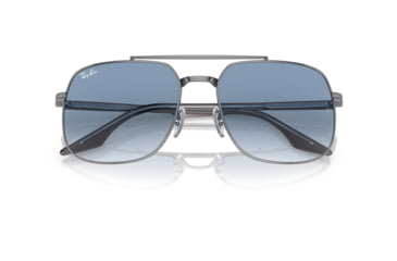 Image of Ray-Ban RB3699 Sunglasses, Gunmetal Frame, Clear Gradient Blue Lens, 56, RB3699-004-3F-56