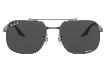 Image of Ray-Ban RB3699 Sunglasses, Gunmetal Frame, Polarized Dark Grey Lens, 56, RB3699-004-K8-56