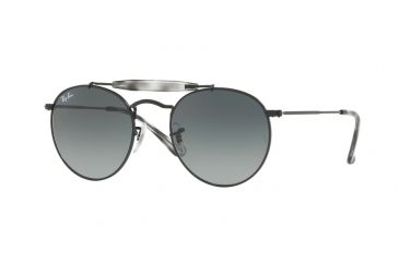Image of Ray-Ban RB3747 Single Vision Prescription Sunglasses RB3747-153-71-50 - Lens Diameter 50 mm, Frame Color Matte Black