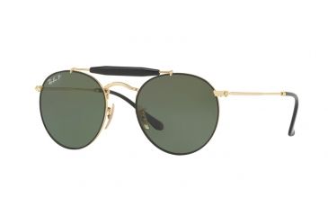Image of Ray-Ban RB3747 Single Vision Prescription Sunglasses RB3747-900058-50 - Lens Diameter 50 mm, Frame Color Gold / Black