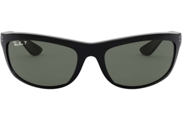 Image of Ray-Ban RB4089 Sunglasses Styles - Black Frame w/ Crystal Green Polarized 62 mm Diameter Lenses, 601-58-6219