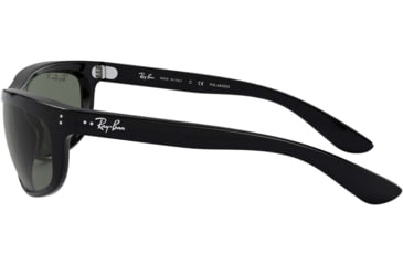 Image of Ray-Ban RB4089 Sunglasses Styles - Black Frame w/ Crystal Green Polarized 62 mm Diameter Lenses, 601-58-6219