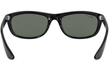 Image of Ray-Ban RB4089 Sunglasses Styles - Black Frame w/ Crystal Green Polarized 62 mm Diameter Lenses, 601-58-6219