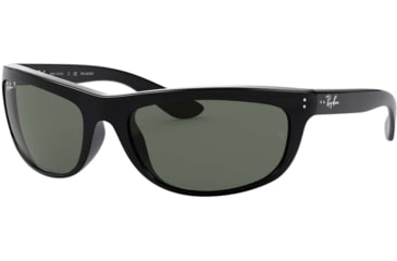 Image of Ray-Ban RB4089 Sunglasses Styles - Black Frame w/ Crystal Green Polarized 62 mm Diameter Lenses, 601-58-6219