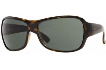 Image of Ray Ban RB4097 #710/71 - Light Havana Frame, Green Lenses
