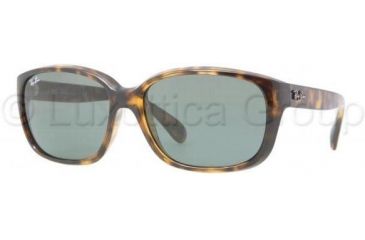 Image of Ray-Ban RB4161 Sunglasses 710-5916 - Light Havana Crystal Green