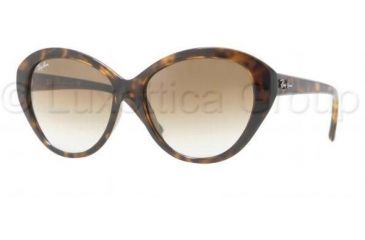 Image of Ray-Ban RB4163 Progressive Prescription Sunglasses RB4163-710-51-5515 - Lens Diameter: 55 mm, Frame Color: Light Havana