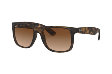 Image of Ray-Ban RB4165 Sunglasses 710/13-5416 - Rubber Light Havana Frame, Brown Gradient Lenses