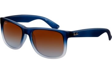 Image of Ray-Ban RB4165 Sunglasses 853/5D-55 - Rubber Gradient Blue/Trasp.