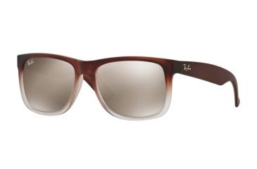 Image of Ray-Ban RB4165 Sunglasses 855/5A-55 - Crist Sfum Brown Tras Frame, Brown Mirror Gol Lenses