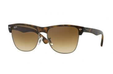 Image of Ray-Ban RB4175 Sunglasses 878/51-57 - Demi Shiny Havana/Gunmetal Frame, Crystal Brown Gradient Lenses