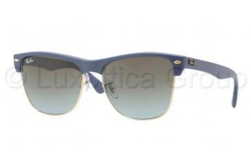 Image of Ray-Ban RB4175 Sunglasses 880/96-5716 - Demi Shiny Blue Arista Frame, Crystal Blue Faded Brown Lenses