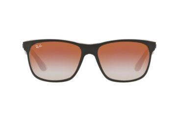 Image of Ray-Ban RB4181 Prescription Sunglasses, 57mm, Top Black On Transparent, RB4181-6039V0-57-SV