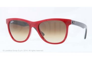 Image of Ray-Ban RB4184 Prescription Sunglasses RB4184-604485-54 - Lens Diameter 54 mm, Frame Color Red
