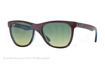 Image of Ray-Ban RB4184 Prescription Sunglasses RB4184-61143M-54 - Lens Diameter 54 mm, Frame Color Top Bordo' On Trasparent Oil