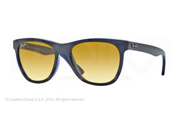 Image of Ray-Ban RB4184 Prescription Sunglasses RB4184-6115X4-54 - Lens Diameter 54 mm, Frame Color Top Dark Grey On Opal Blue
