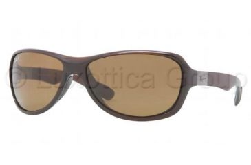 Image of Ray-Ban RB4189 Progressive Prescription Sunglasses RB4189-714-83-64 - Lens Diameter 64 mm, Frame Color Shiny Brown