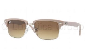 Image of Ray-Ban RB4190 Sunglasses 600985-5219 - Demi Gloss Matte Beige Frame, Brown Gradient Lenses