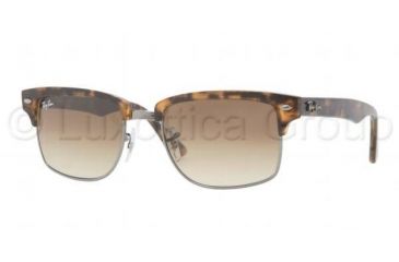 Image of Ray-Ban RB4190 Sunglasses 878/51-5219 - Semi Gloss Havana/Gunmetal Frame, Crystal Brown Gradient Lenses