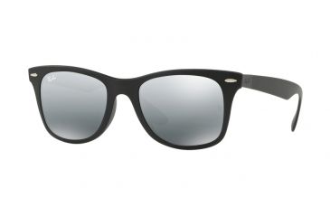 Image of Ray-Ban RB4195F Single Vision Prescription Sunglasses, 52mm, Matte Black, RB4195F-601S88-52-SV