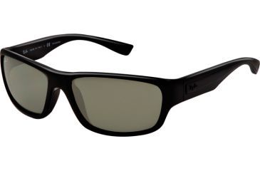 Image of Ray-Ban RB4196 Single Vision Prescription Sunglasses RB4196-601-9A-61 - Lens Diameter 61 mm, Lens Diameter 61 mm, Frame Color Black