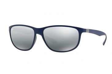 Image of Ray-Ban RB4213 Bifocal Prescription Sunglasses RB4213-616188-61 - Lens Diameter 61 mm, Frame Color Matte Dark Blue