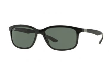 Image of Ray-Ban RB4215 Sunglasses 601/71-57 - Black Frame, Green Lenses