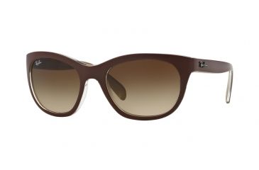 Image of Ray-Ban RB4216 Sunglasses 619313-56 - Mt Light Brown/ocher Frame, Brown Gradient Lenses