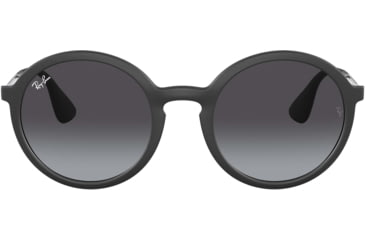 Image of Ray-Ban RB4222 Sunglasses 622/8G-50 - Black Rubber Frame, Grey Gradient Lenses