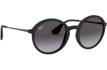 Image of Ray-Ban RB4222 Sunglasses 622/8G-50 - Black Rubber Frame, Grey Gradient Lenses
