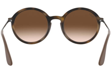 Image of Ray-Ban RB4222 Sunglasses 865/13-50 - Dark Rubber Havana Frame, Gradient Brown Lenses