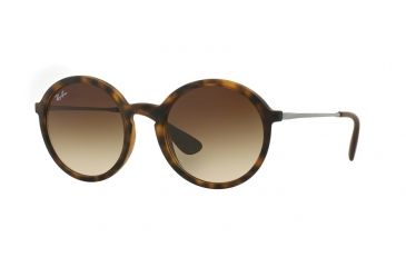 Image of Ray-Ban RB4222 Progressive Prescription Sunglasses RB4222-865-13-50 - Lens Diameter 50 mm, Frame Color Dark Rubber Havana