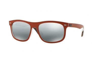 Image of Ray-Ban RB4226 Progressive Prescription Sunglasses RB4226-619088-56 - Lens Diameter 56 mm, Frame Color Top Mat Orange On Violet