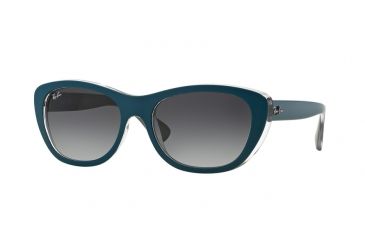 Image of Ray-Ban RB4227 Sunglasses 61918G-55 - Top Mat Oil On Grey Frame, Grey Gradient Dark Grey Lenses