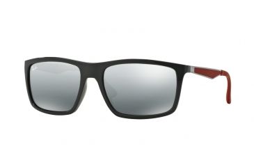 Image of Ray-Ban RB4228 Progressive Prescription Sunglasses RB4228-618588-58 - Lens Diameter 58 mm, Frame Color Shiny Grey