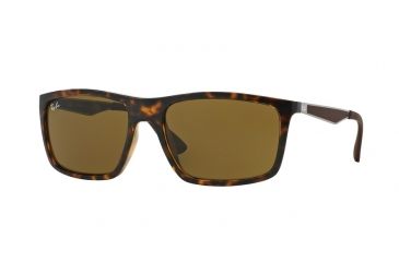 Image of Ray-Ban RB4228 Progressive Prescription Sunglasses RB4228-710-73-58 - Lens Diameter 58 mm, Frame Color Shiny Havana