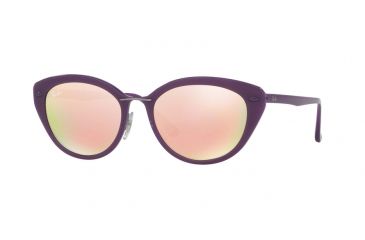 Image of Ray-Ban RB4250 Single Vision Prescription Sunglasses RB4250-60342Y-52 - Lens Diameter 52 mm, Frame Color Shiny Violet