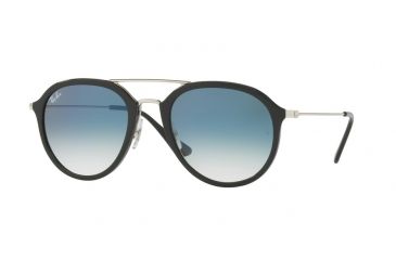 Image of Ray-Ban RB4253 Single Vision Prescription Sunglasses RB4253-62923F-53 - Lens Diameter 53 mm, Frame Color Black