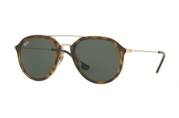 Image of Ray-Ban RB4253 Single Vision Prescription Sunglasses RB4253-710-53 - Lens Diameter 53 mm, Frame Color Light Havana