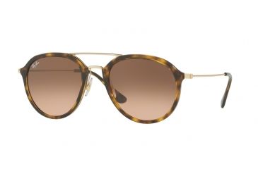 Image of Ray-Ban RB4253 Single Vision Prescription Sunglasses RB4253-710-A5-53 - Lens Diameter 53 mm, Frame Color Havana