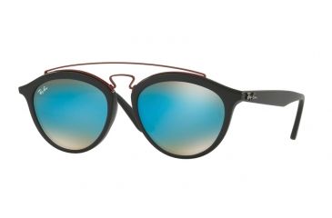 Image of Ray-Ban RB4257 Progressive Prescription Sunglasses RB4257-6252B7-53 - Lens Diameter 53 mm, Frame Color Matte Black