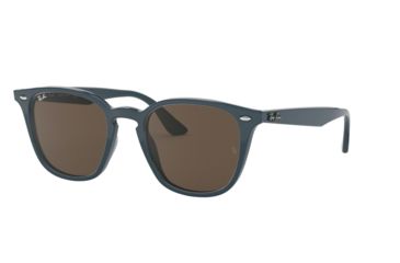 Image of Ray-Ban RB4258 Progressive Prescription Sunglasses, 50mm, Blue, RB4258-638073-50-PRO