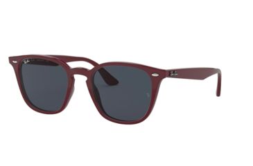 Image of Ray-Ban RB4258 Sunglasses 638287-50 - Bordeaux Frame, Dark Grey Lenses